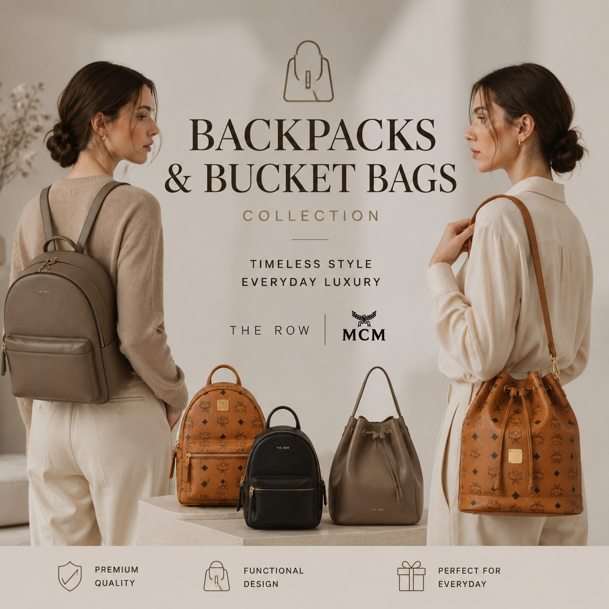 Backpacks & Bucket Bags