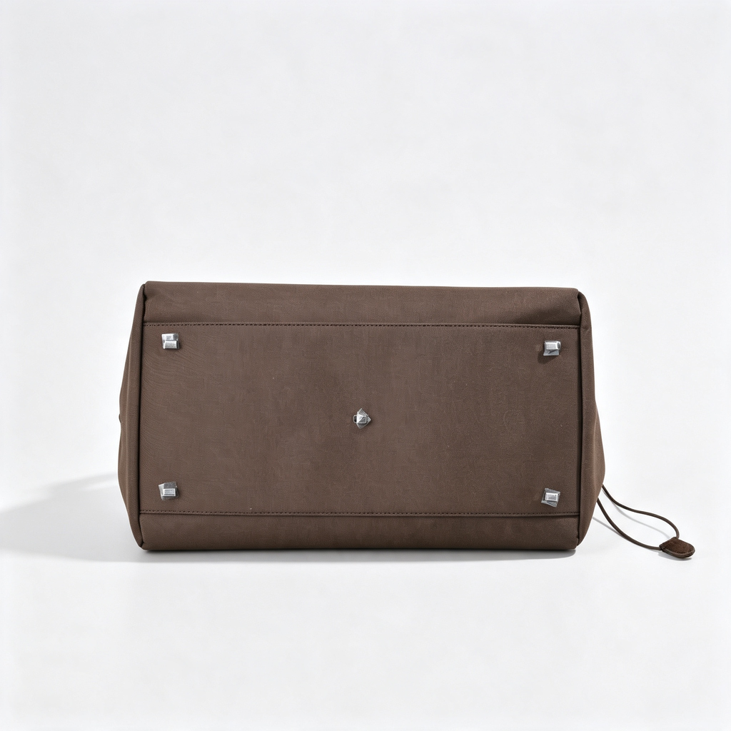 The Row Margaux 17 Inside Out Tote – Nylon & Suede Leather Large Capacity Handbag,