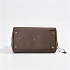 The Row Margaux 17 Inside Out Tote – Nylon & Suede Leather Large Capacity Handbag,