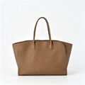 The Row Marlo Large Textured Leather Tote | 43×20×30cm Commuter Bag | Premium Italian Cowhide Shoulder Bag