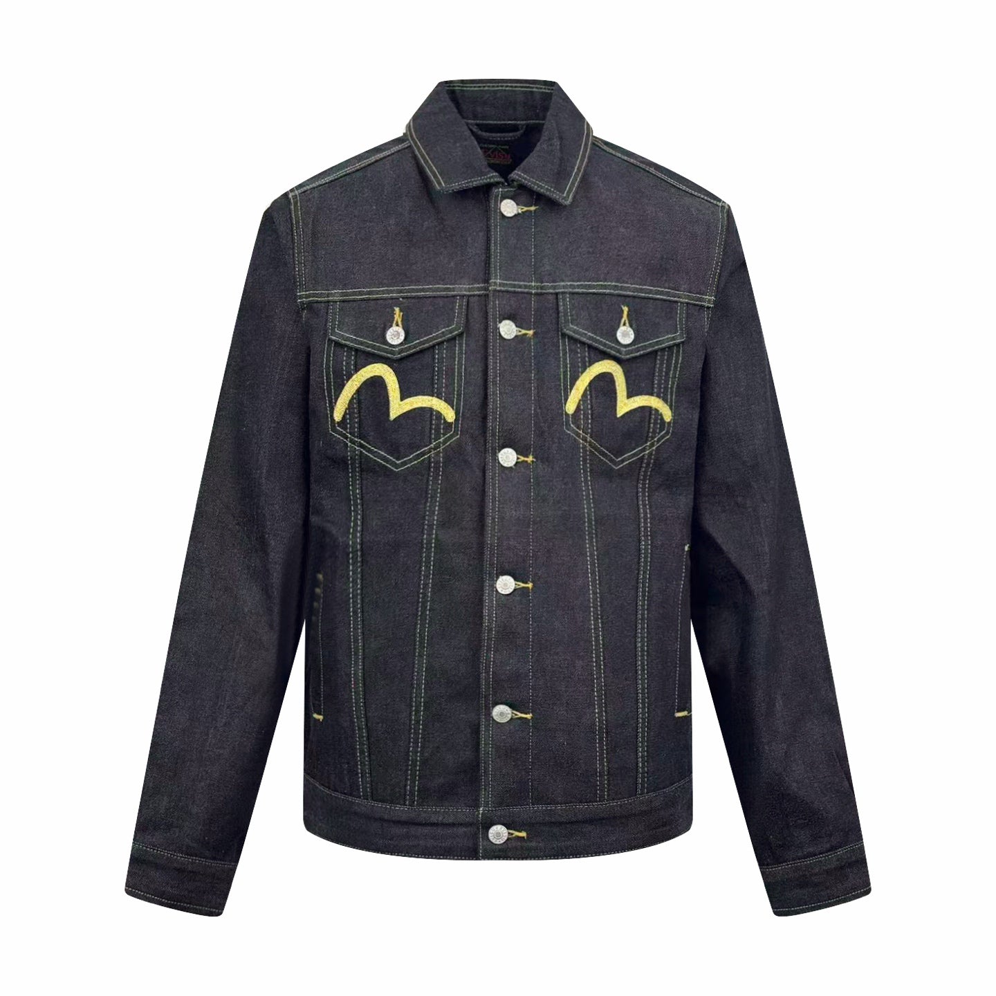 EVISU Gold Dragon Embroidered Denim Jacket – INS MODE