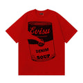 EVISU New "Denim Soup Can" Print Short-Sleeve T-Shirt