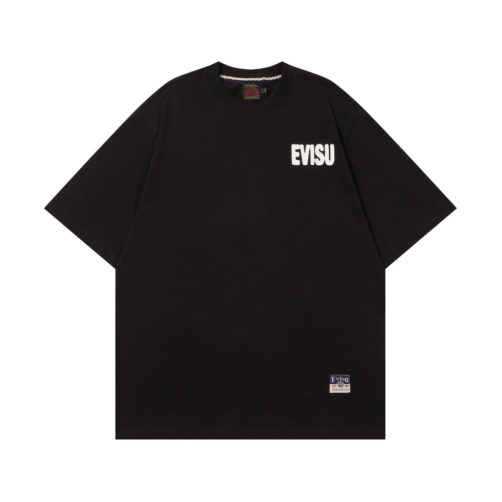 EVISU Daruma "Big M" Print Short-Sleeve T-Shirt