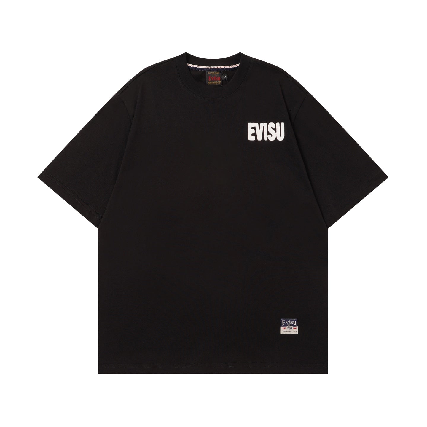 EVISU Daruma "Big M" Print Short-Sleeve T-Shirt