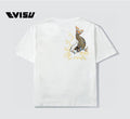 EVISU "Koi Leaping Over the Waves" Print Short-Sleeve T-Shirt is