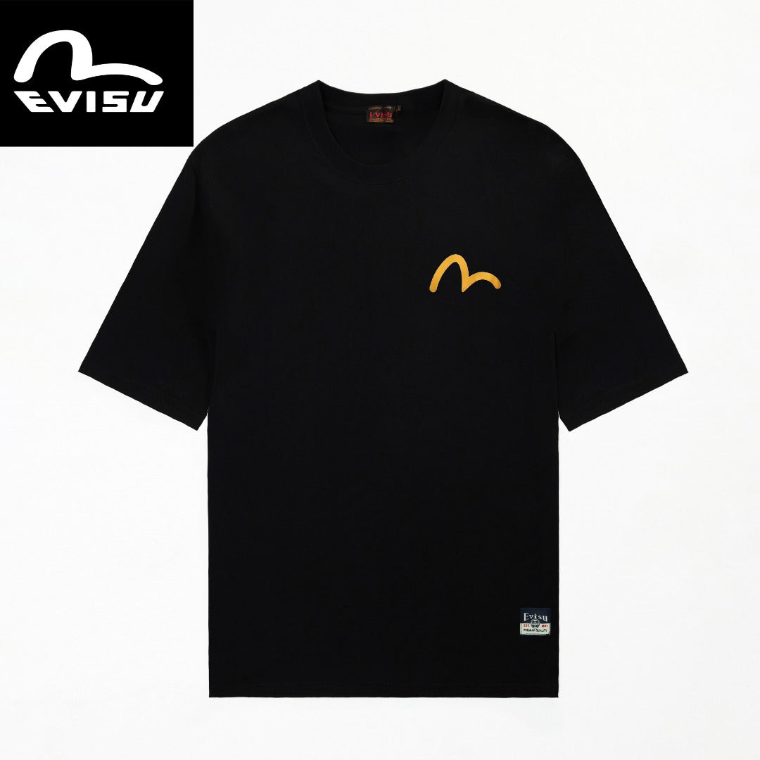 EVISU Brand "Big M" & "Ebisu Deity" T-Shirt
