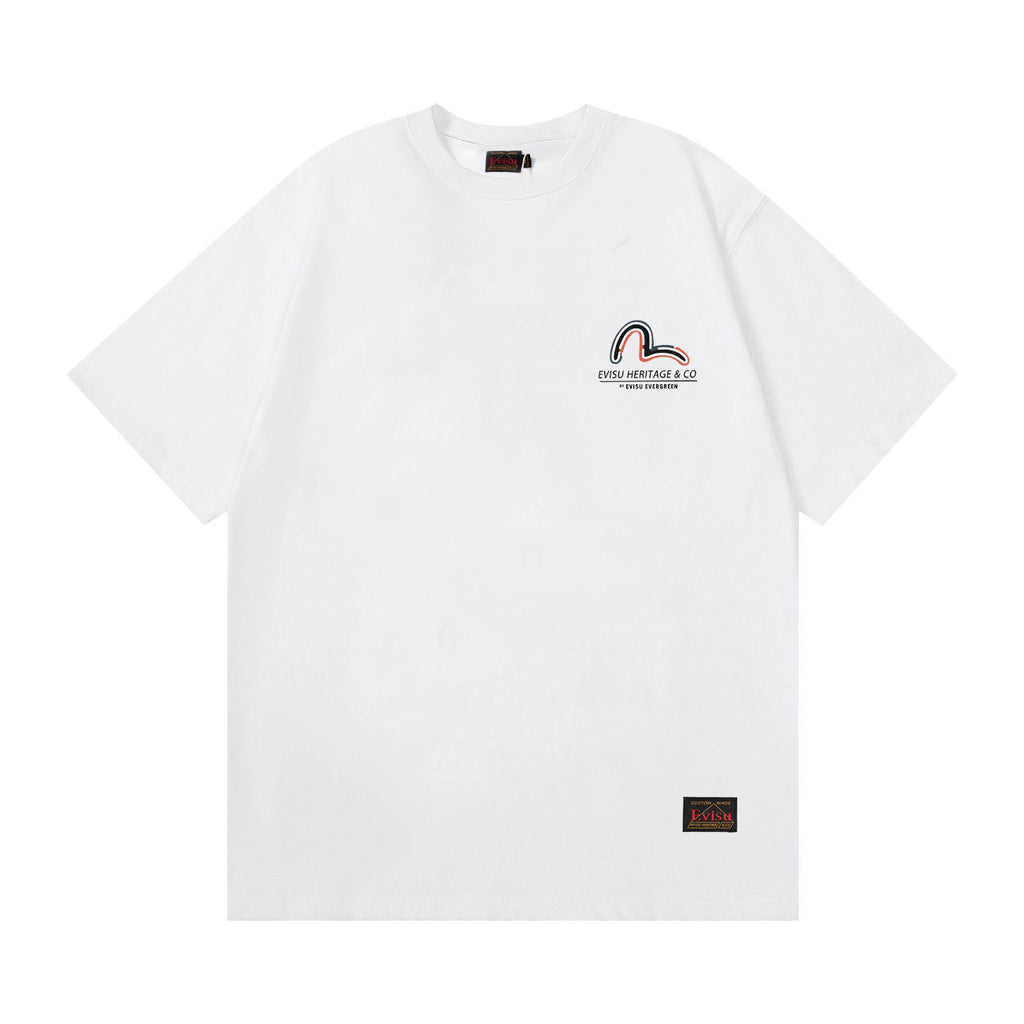 The EVISU Heritage & Co. series classic T-shirt is...