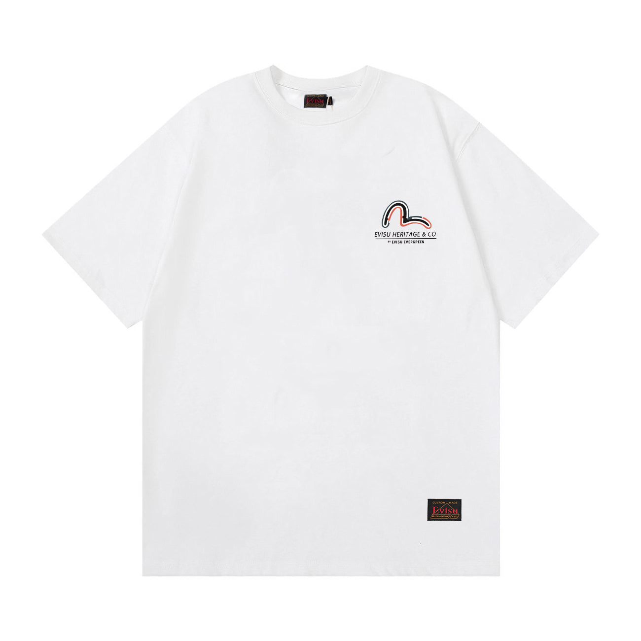 The EVISU Heritage & Co. series classic T-shirt is...