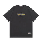 EVISU Summer New Arrival: "Family Crest" Print Short-Sleeve T-Shirt