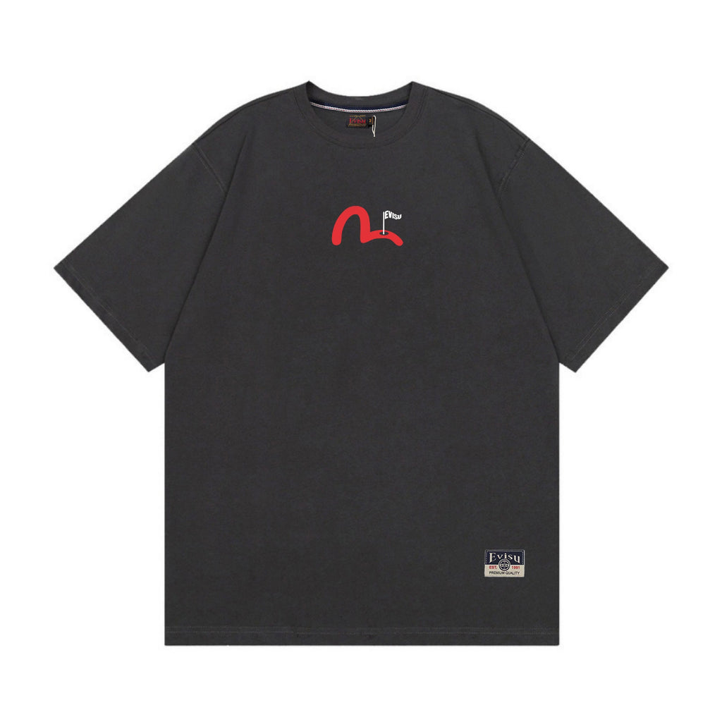 EVISU Golf-Themed Printed Short-Sleeve T-Shirt