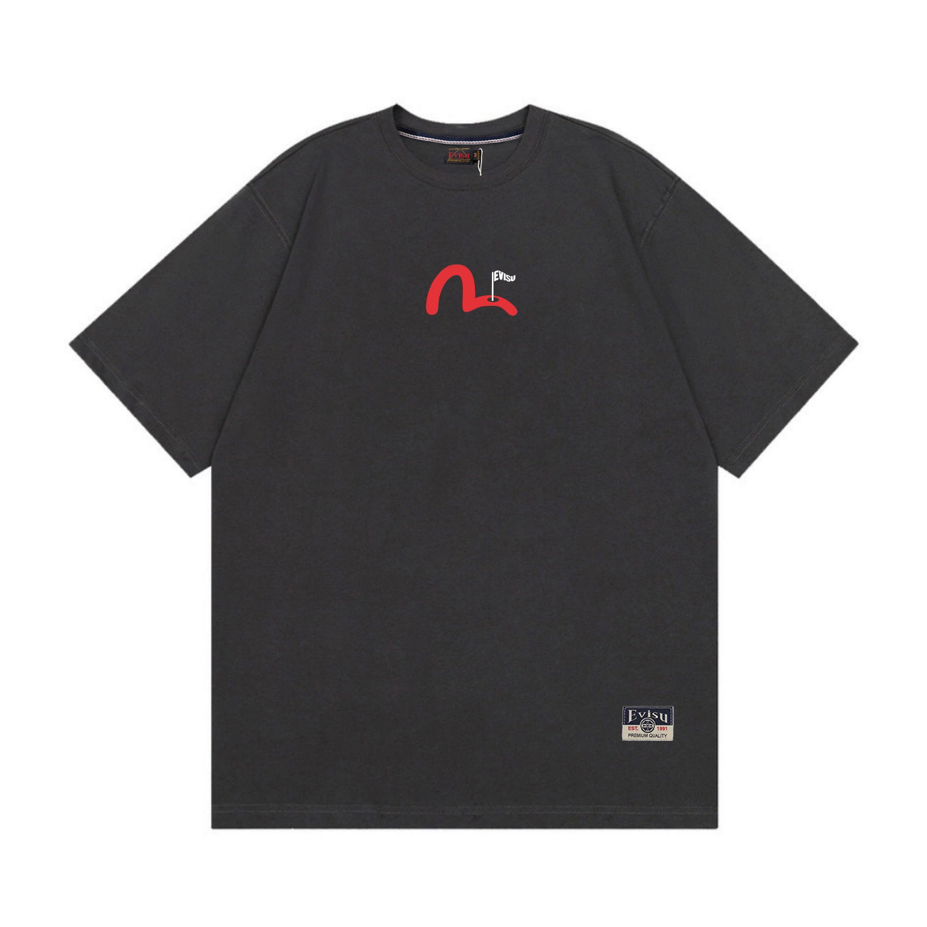 EVISU Golf-Themed Printed Short-Sleeve T-Shirt