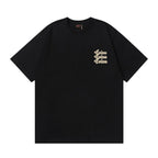 EVISU Short-Sleeve T-Shirt with Triangular God of Fortune Print