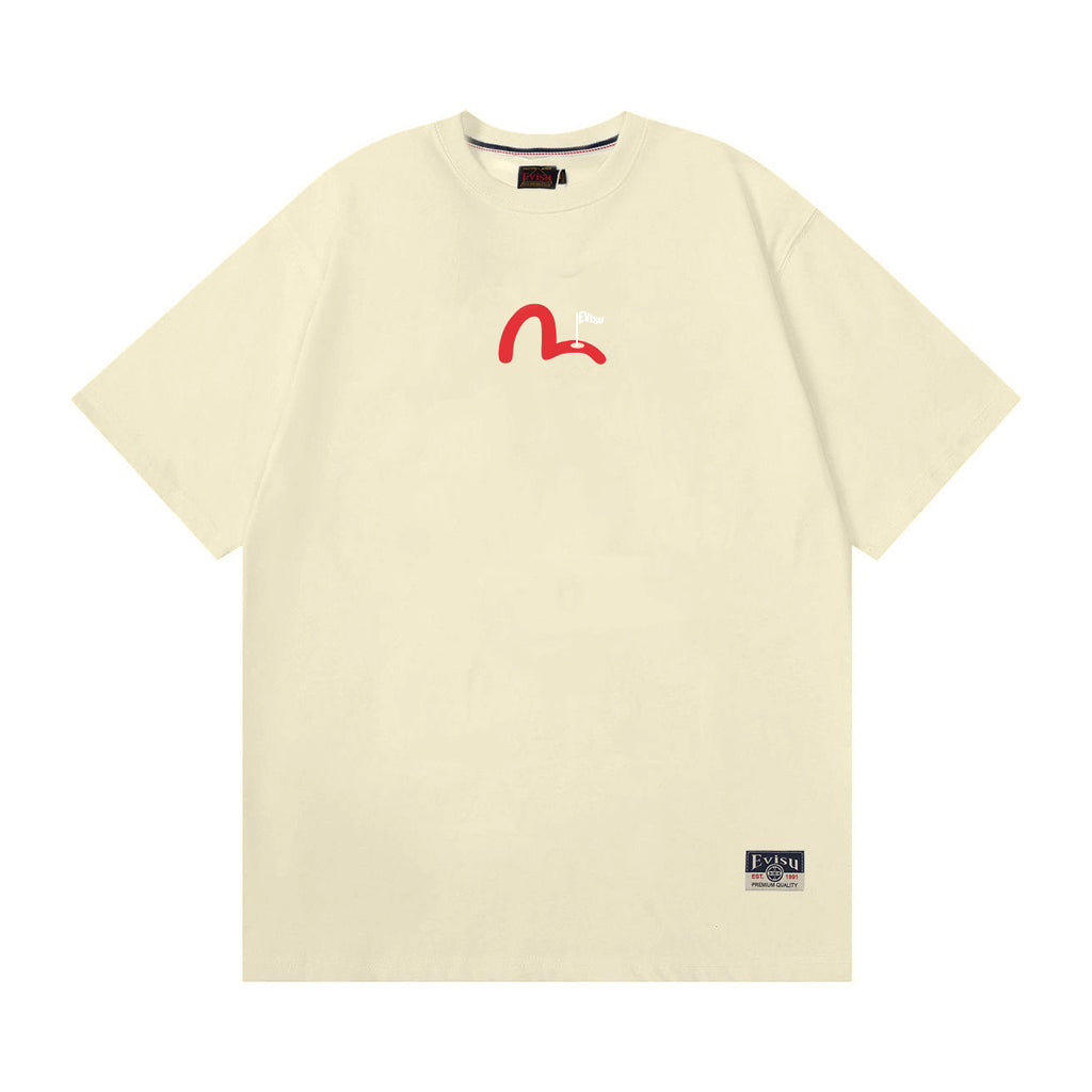 EVISU Golf-Themed Printed Short-Sleeve T-Shirt