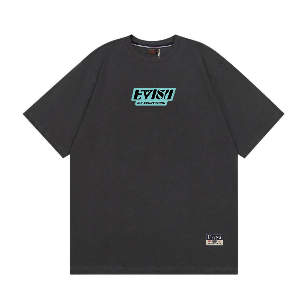 EVISU Daruma "Big M" Print Short-Sleeve T-Shirt