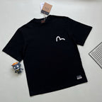 EVISU Classic "Kamon" or "Sakura" Print Short-Sleeve T-Shirt Series