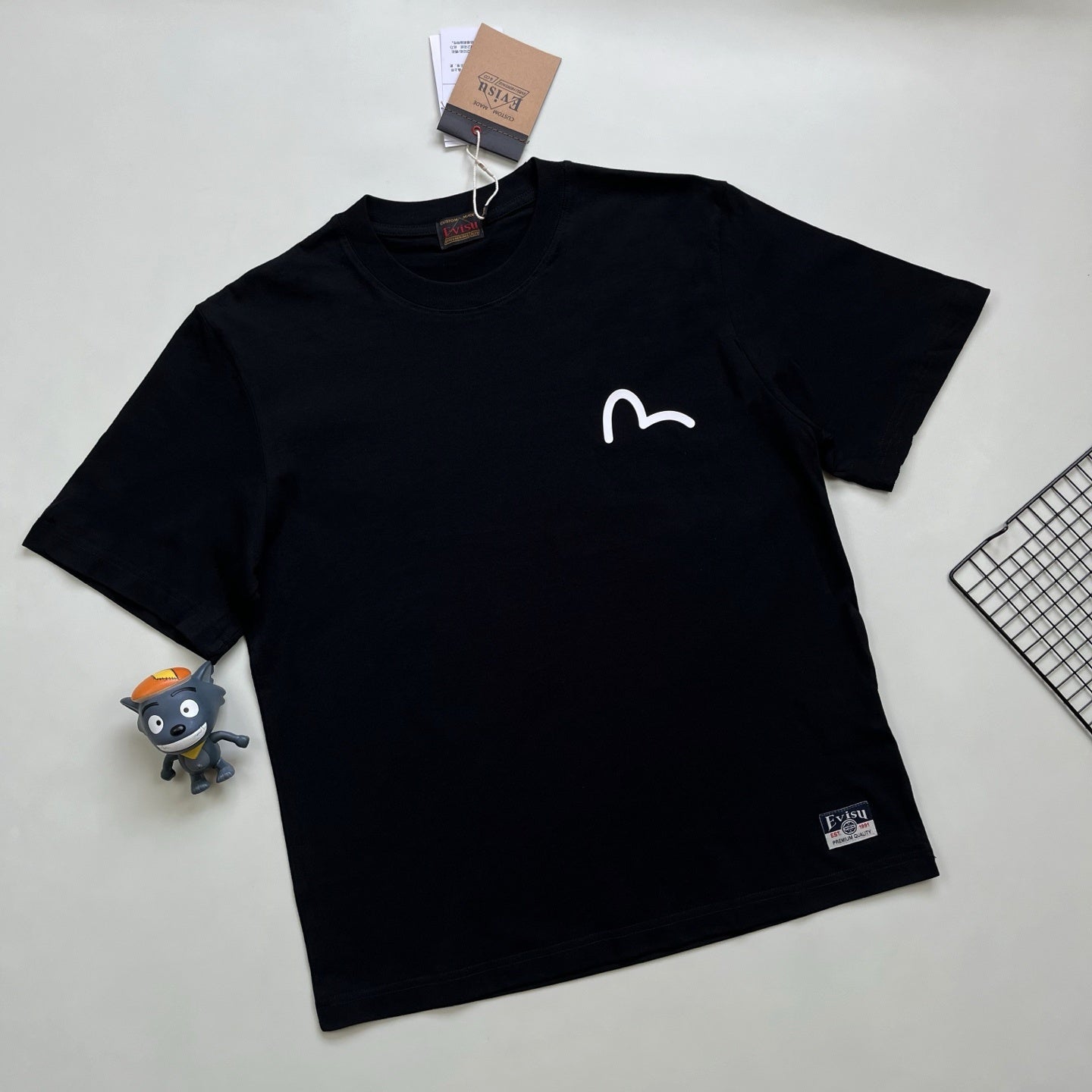 EVISU Classic "Kamon" or "Sakura" Print Short-Sleeve T-Shirt Series