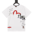 EVISU brand "Graffiti Big M" T-shirt is