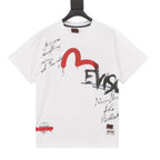 EVISU brand "Graffiti Big M" T-shirt is