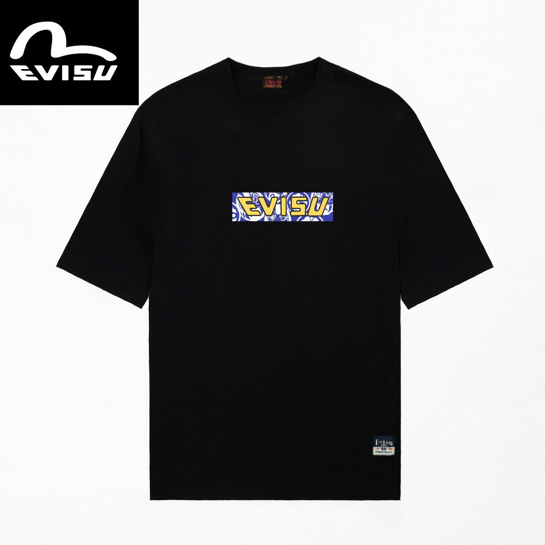 EVISU Brand "Big M Daruma Doll" Series T-Shirts