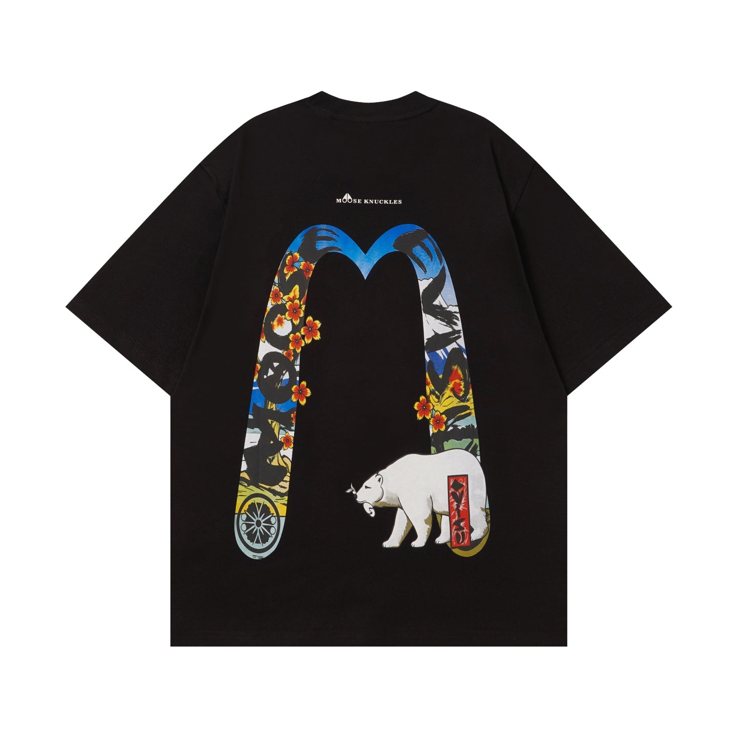 EVISU x Moose Knuckles Collaboration Short-Sleeve T-Shirt