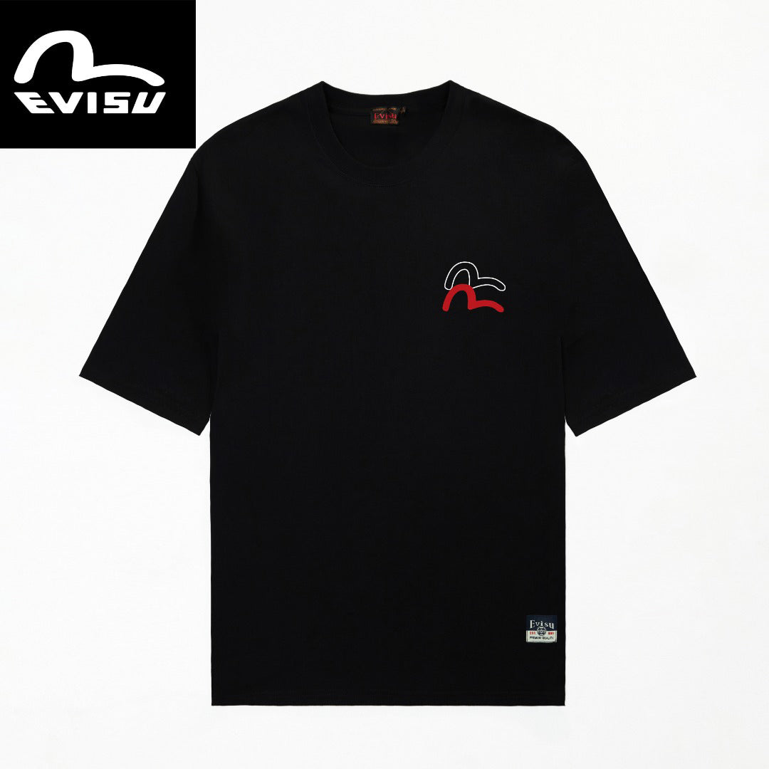 EVISU "Big M" Series Short-Sleeve T-Shirt