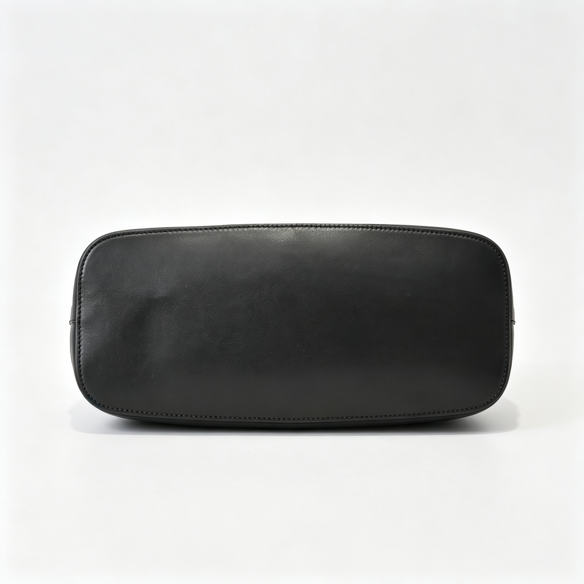 The Row Camden Medium Leather Bag | 32cm Black Smooth Calfskin Shoulder Bag | Minimalist Crossbody Tote