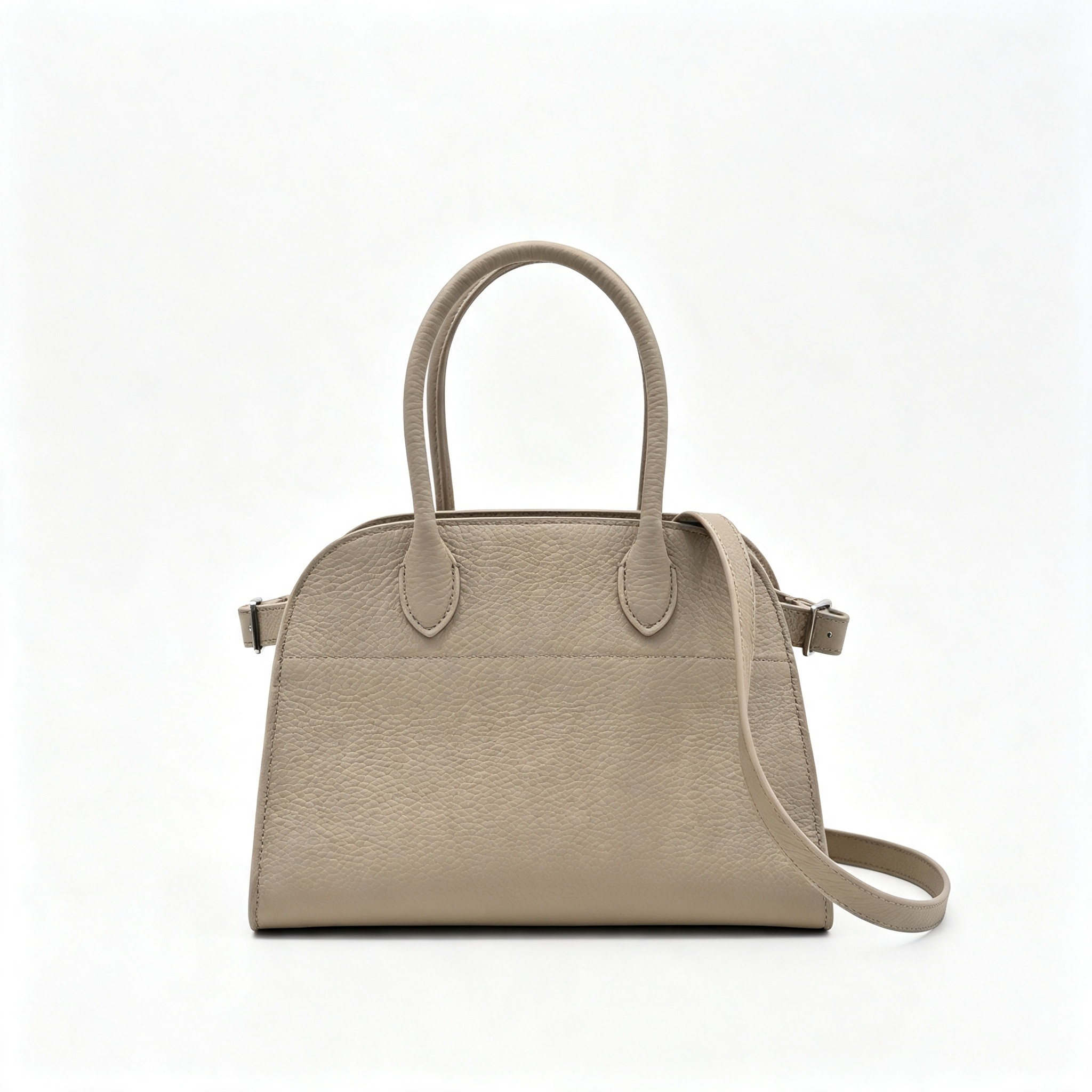 The Row Soft Margaux 10 Leather Tote Bag | Minimalist Commuter Handbag with Detachable Strap | Women's Designer Shoulder Bag