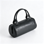The Row Edith Cylinder Bag – Minimalist Leather Handbag with Dual Handles,