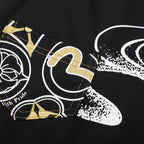 EVISU "Multi-Pocket & Gold Foil 'Big M'" Series Short-Sleeve T-Shirt