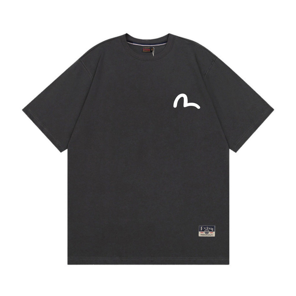 EVISU "Baize" Mythical Beast Print Short-Sleeve T-Shirt