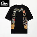 EVISU Brand "Big M" & "Ebisu Deity" T-Shirt