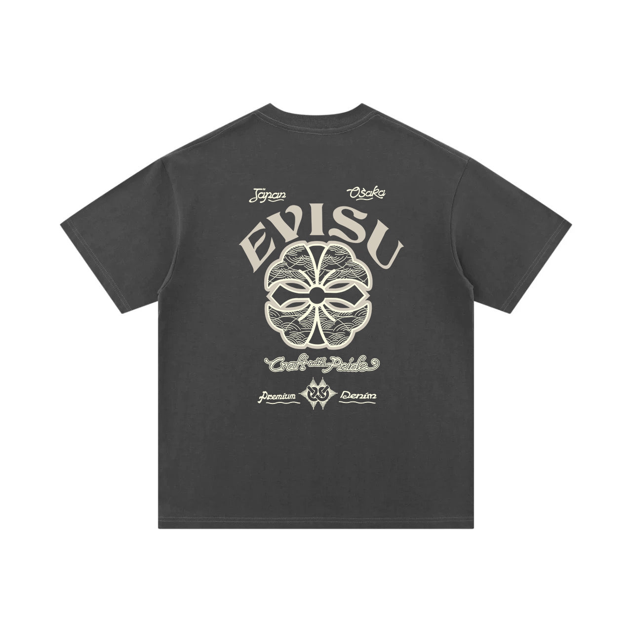 EVISU "Home Flower" Print T-Shirt