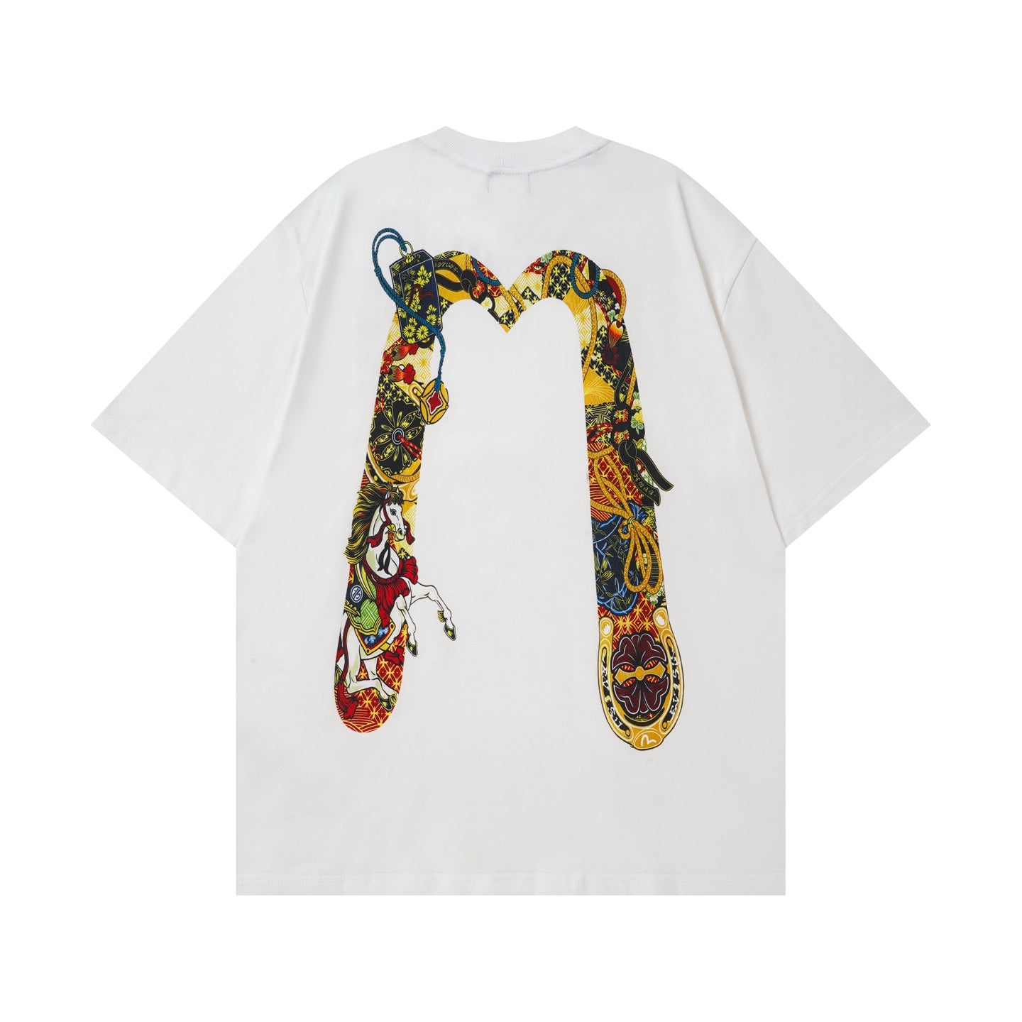 EVISU Year of the Horse Limited Edition Short-Sleeve T-Shirt with Large "M" Print