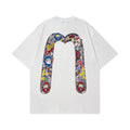 EVISU "Daruma Big M" Print Short-Sleeve T-Shirt
