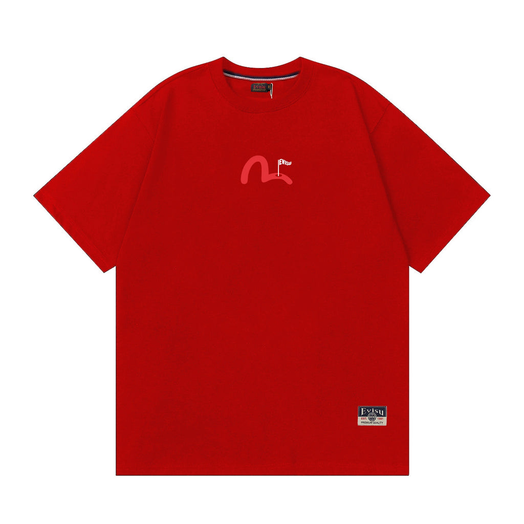 EVISU Golf-Themed Printed Short-Sleeve T-Shirt