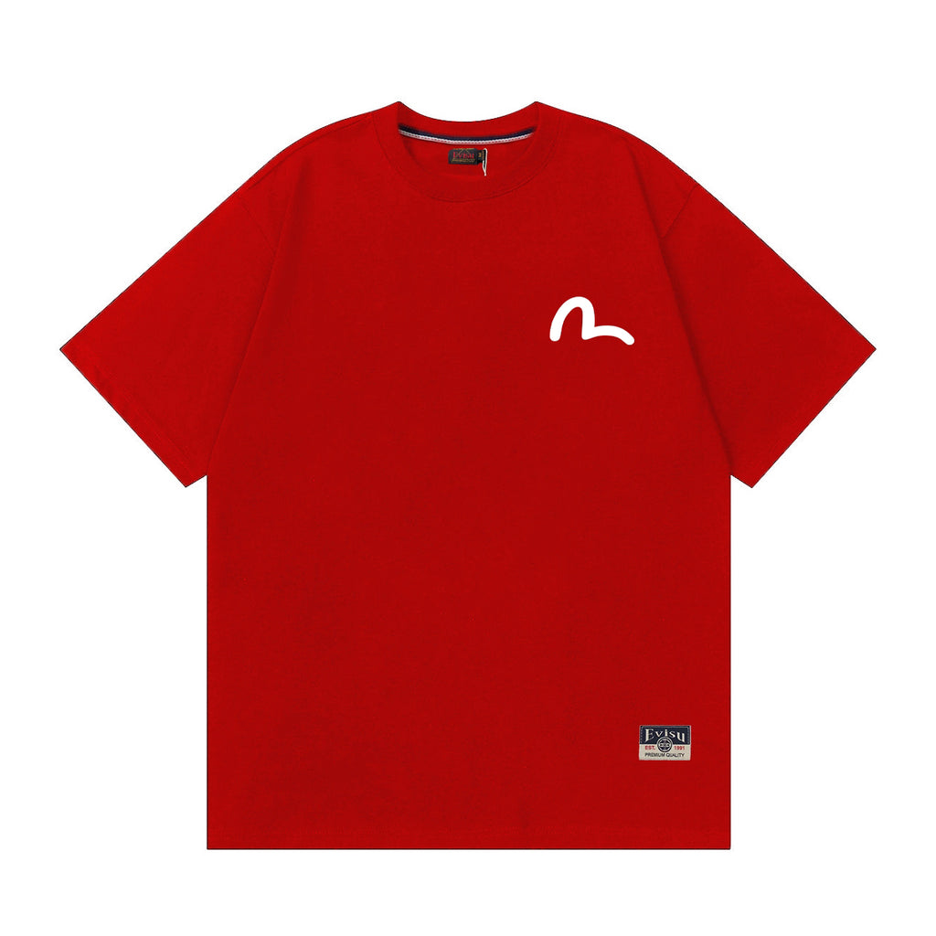 EVISU "Baize" Mythical Beast Print Short-Sleeve T-Shirt