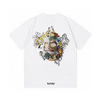 EVISU "Graffiti Daruma" Print Short-Sleeve T-Shirt