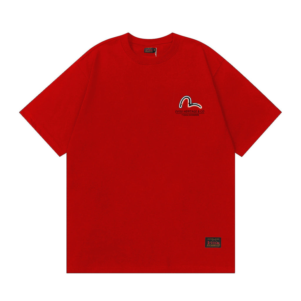 The EVISU Heritage & Co. series classic T-shirt is...