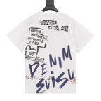 EVISU brand "Graffiti Big M" T-shirt is