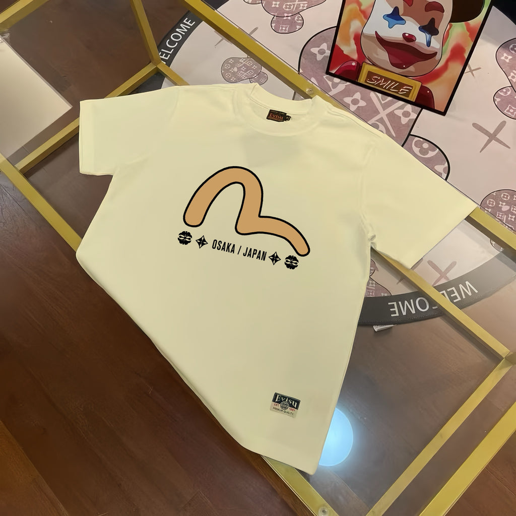 EVISU "Flying Serpent and Dragon" Series T-Shirts