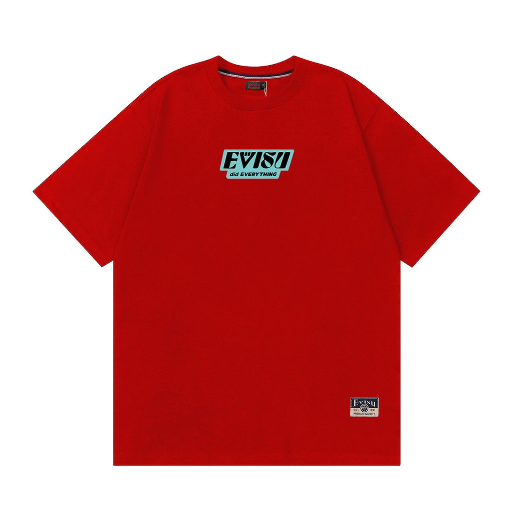 EVISU Daruma "Big M" Print Short-Sleeve T-Shirt