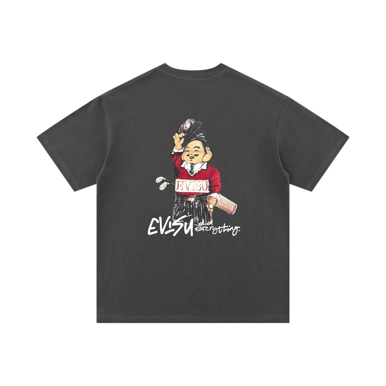 EVISU Golf-Themed Printed Short-Sleeve T-Shirt