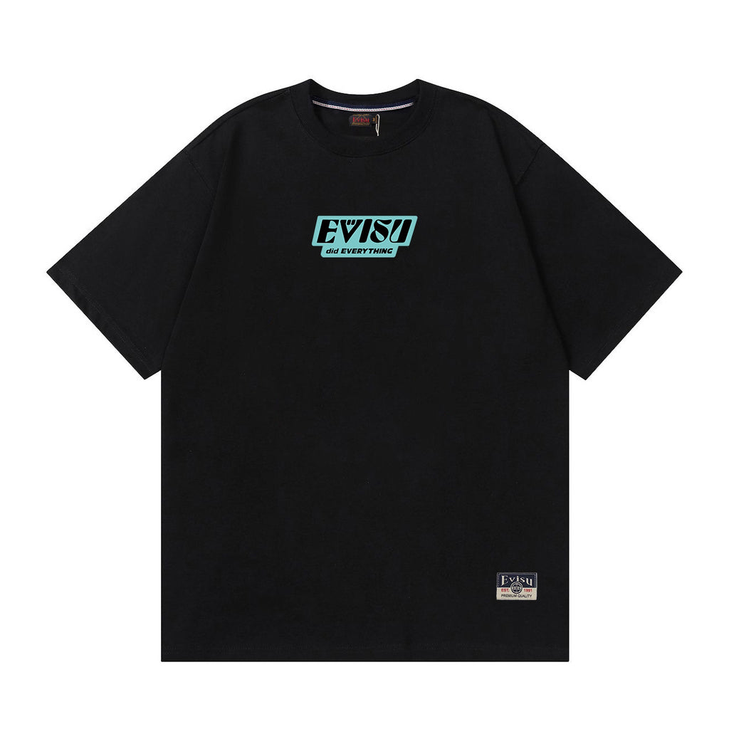 EVISU Daruma "Big M" Print Short-Sleeve T-Shirt