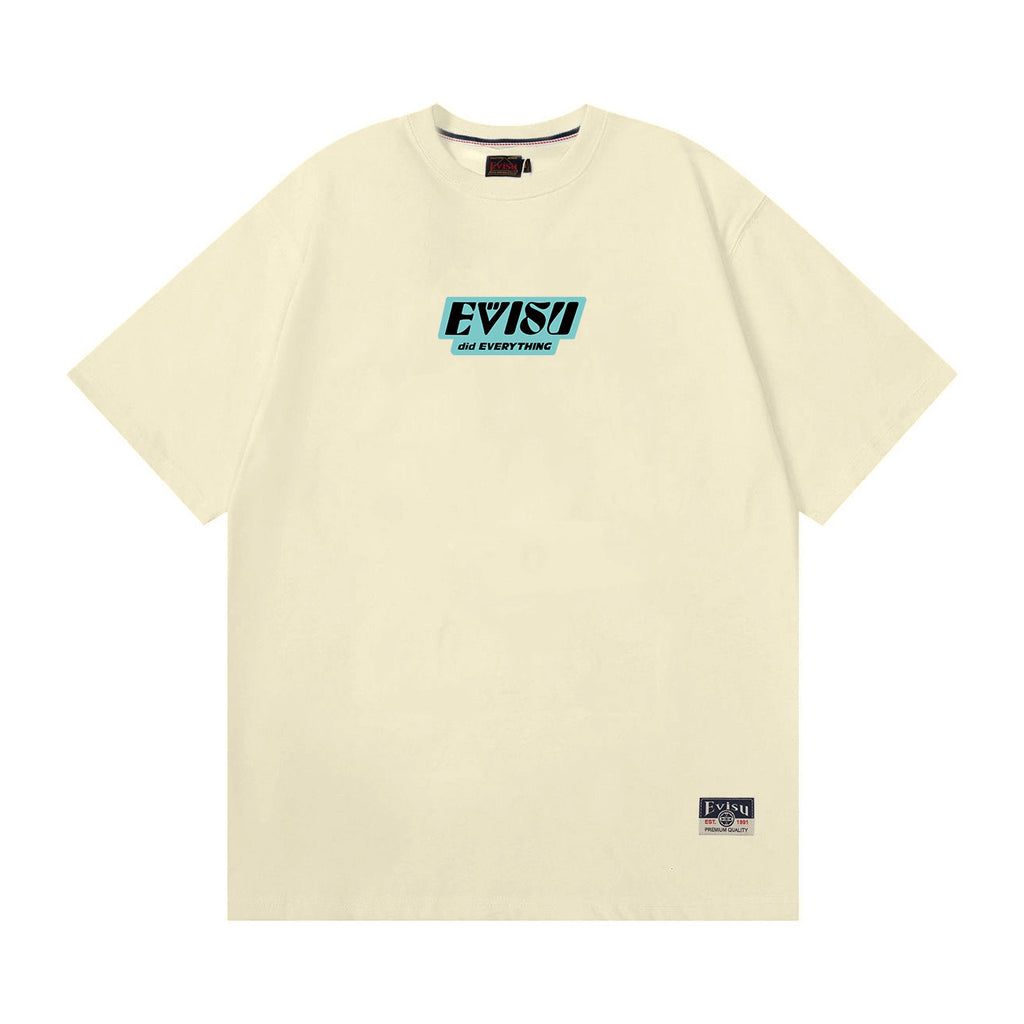 EVISU Daruma "Big M" Print Short-Sleeve T-Shirt
