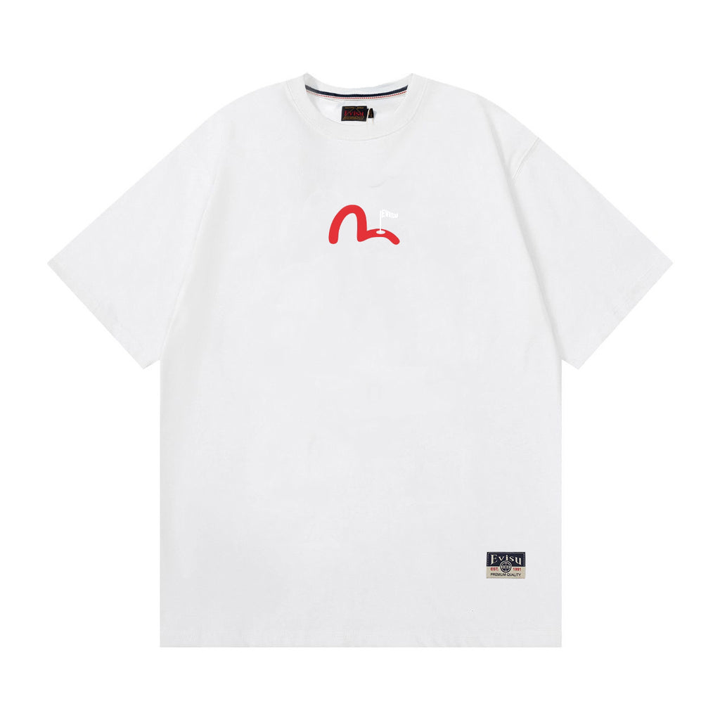 EVISU Golf-Themed Printed Short-Sleeve T-Shirt