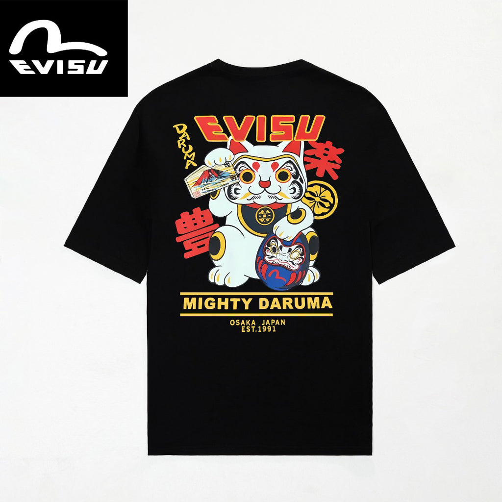 EVISU "MIGHTY DARUMA" Series T-shirts
