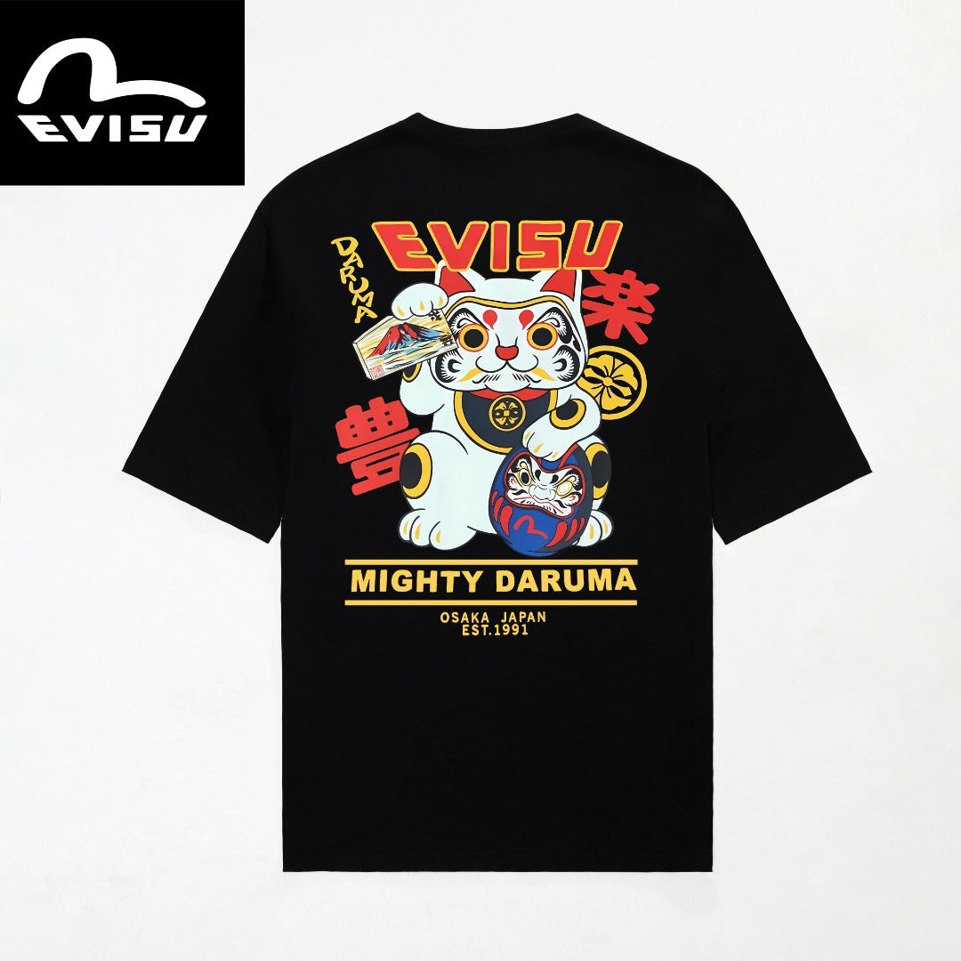 EVISU "MIGHTY DARUMA" Series T-shirts