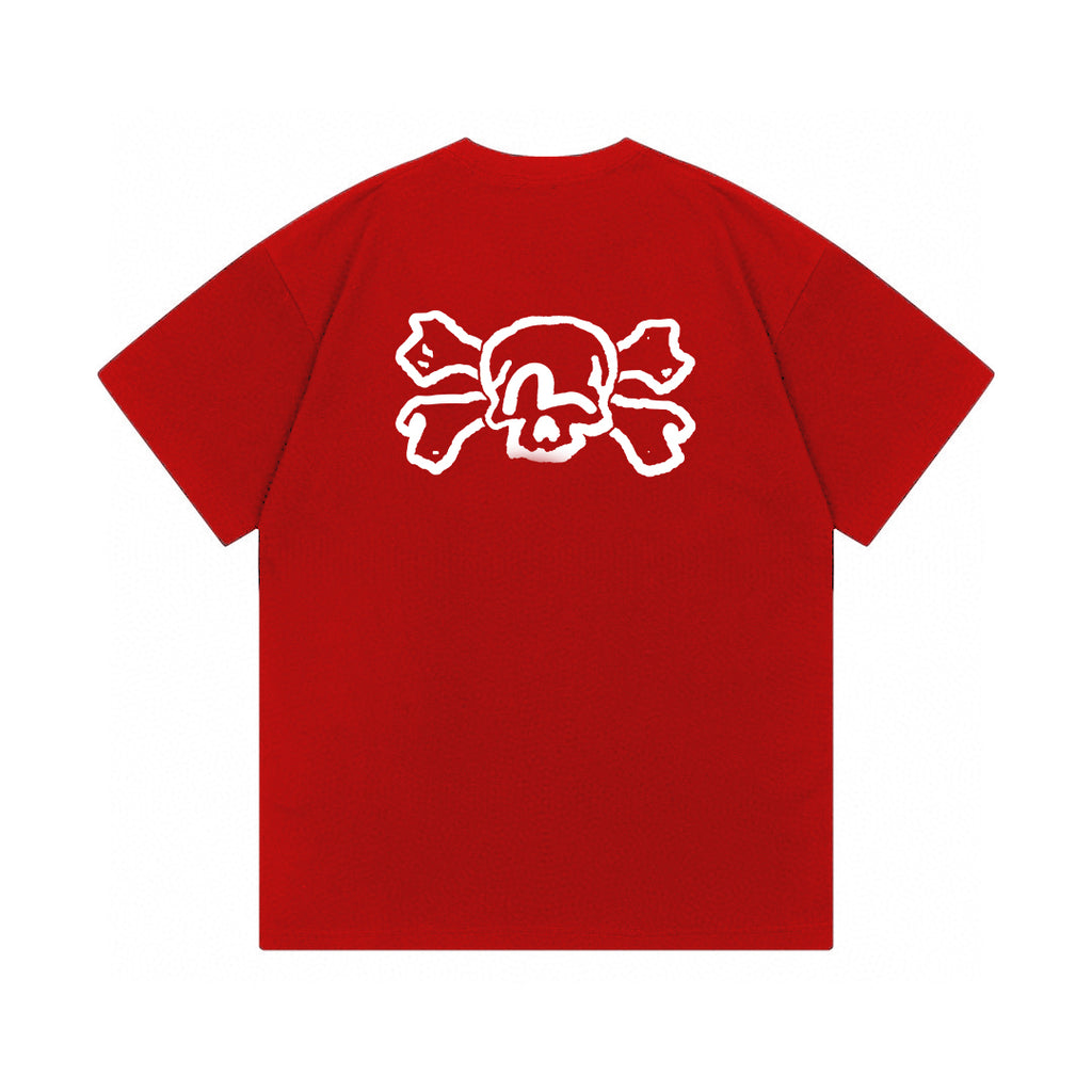 EVISU "Skull Seagull" Series Short-Sleeve T-Shirt
