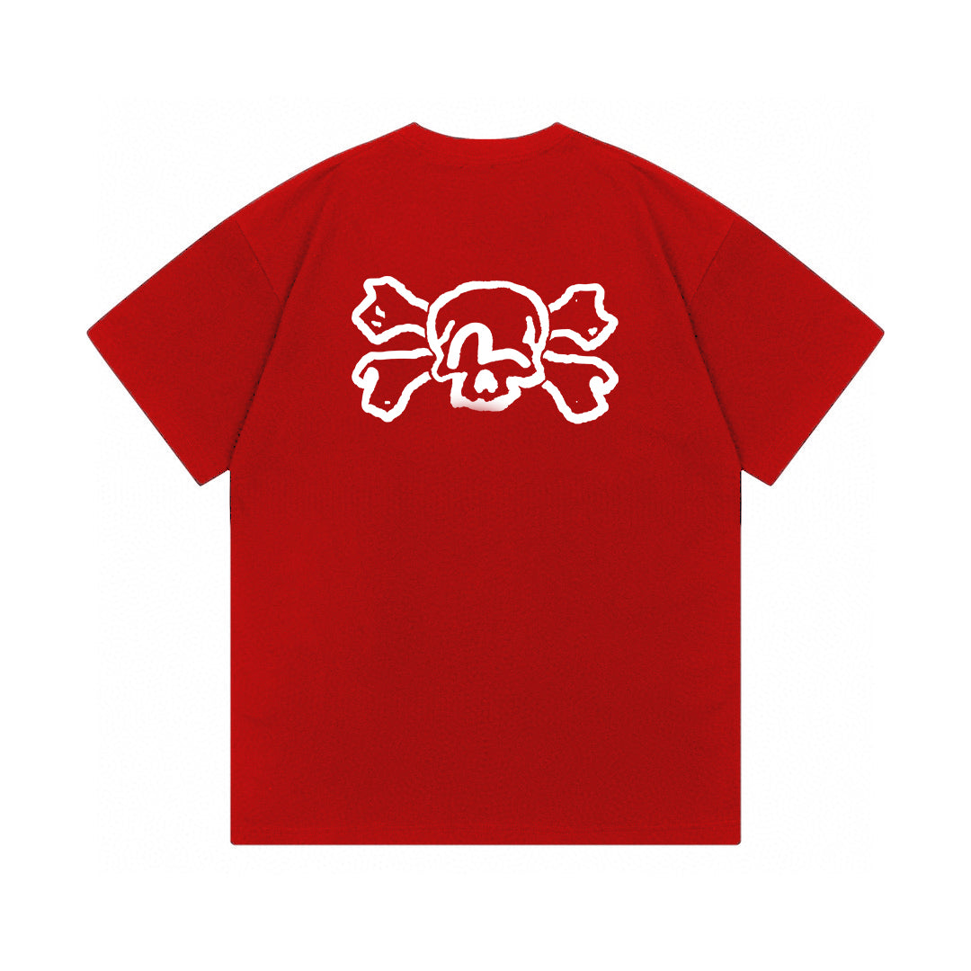 EVISU "Skull Seagull" Series Short-Sleeve T-Shirt