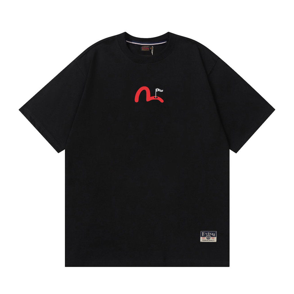 EVISU Golf-Themed Printed Short-Sleeve T-Shirt